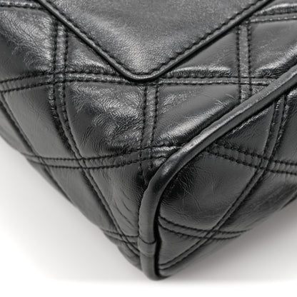 Marc Jacobs Lambskin Quilted The Softshot 21 Bag Black 14 of 14