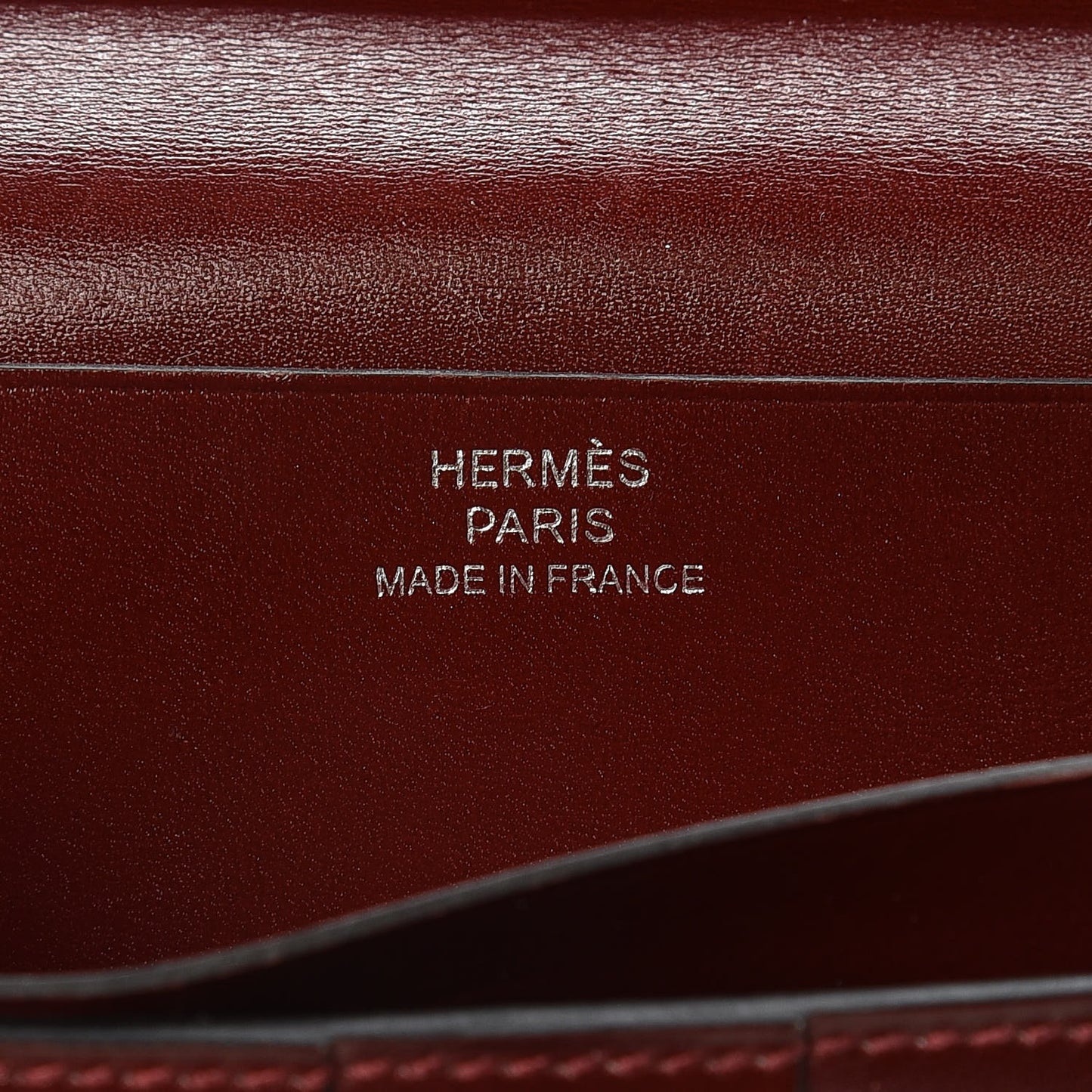 Box Bearn Gusset Wallet Rouge H