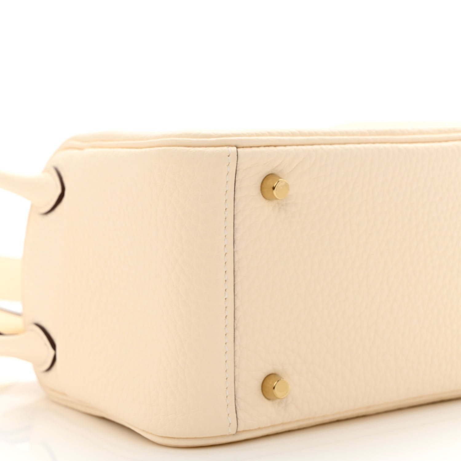 Hermes Taurillon Clemence Mini Lindy 20 Nata 9 of 11