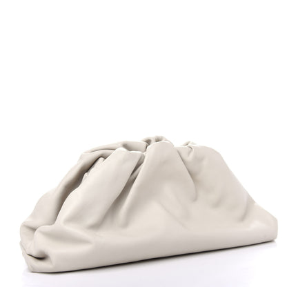Bottega Veneta Smooth Butter Calf The Pouch Oversized Clutch Mist 3 of 8