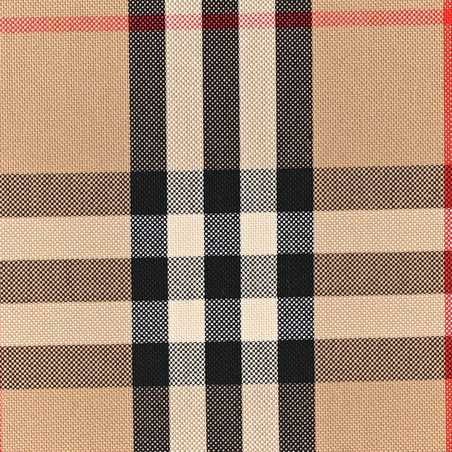 Calfskin Vintage Check Two Handle Title Bag Archive Beige