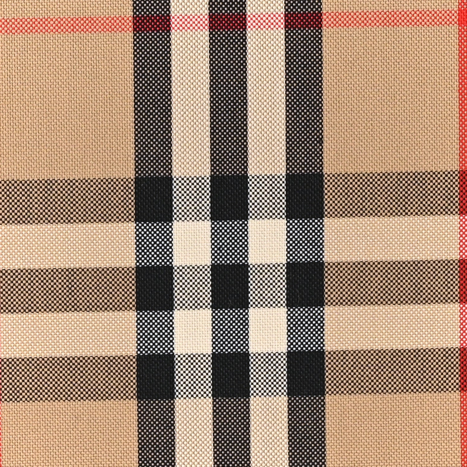 Burberry Calfskin Vintage Check Two Handle Title Bag Archive Beige 7 of 9