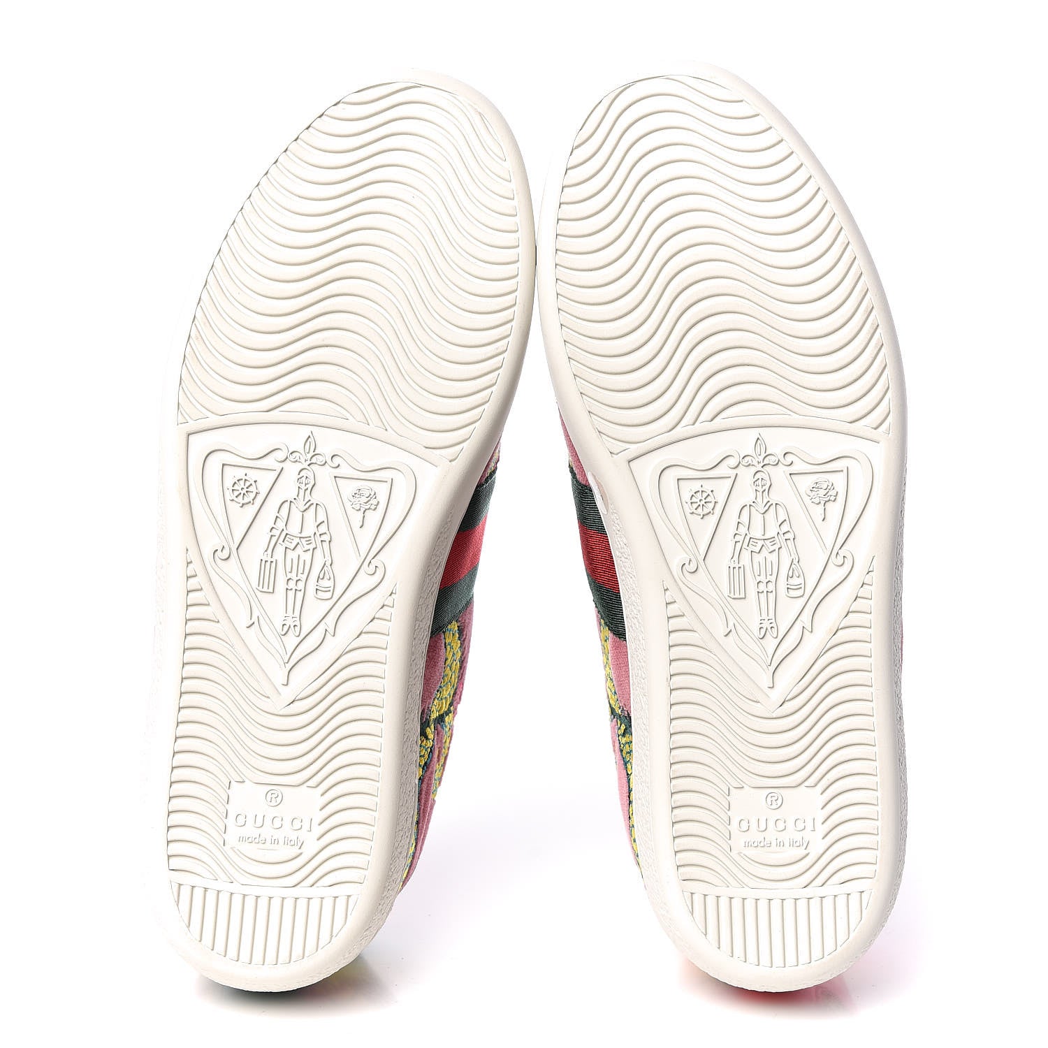 Gucci Velvet Nappa Web Dragon Embroidered Womens Ace Sneakers 35 Tibet Red 8 of 9