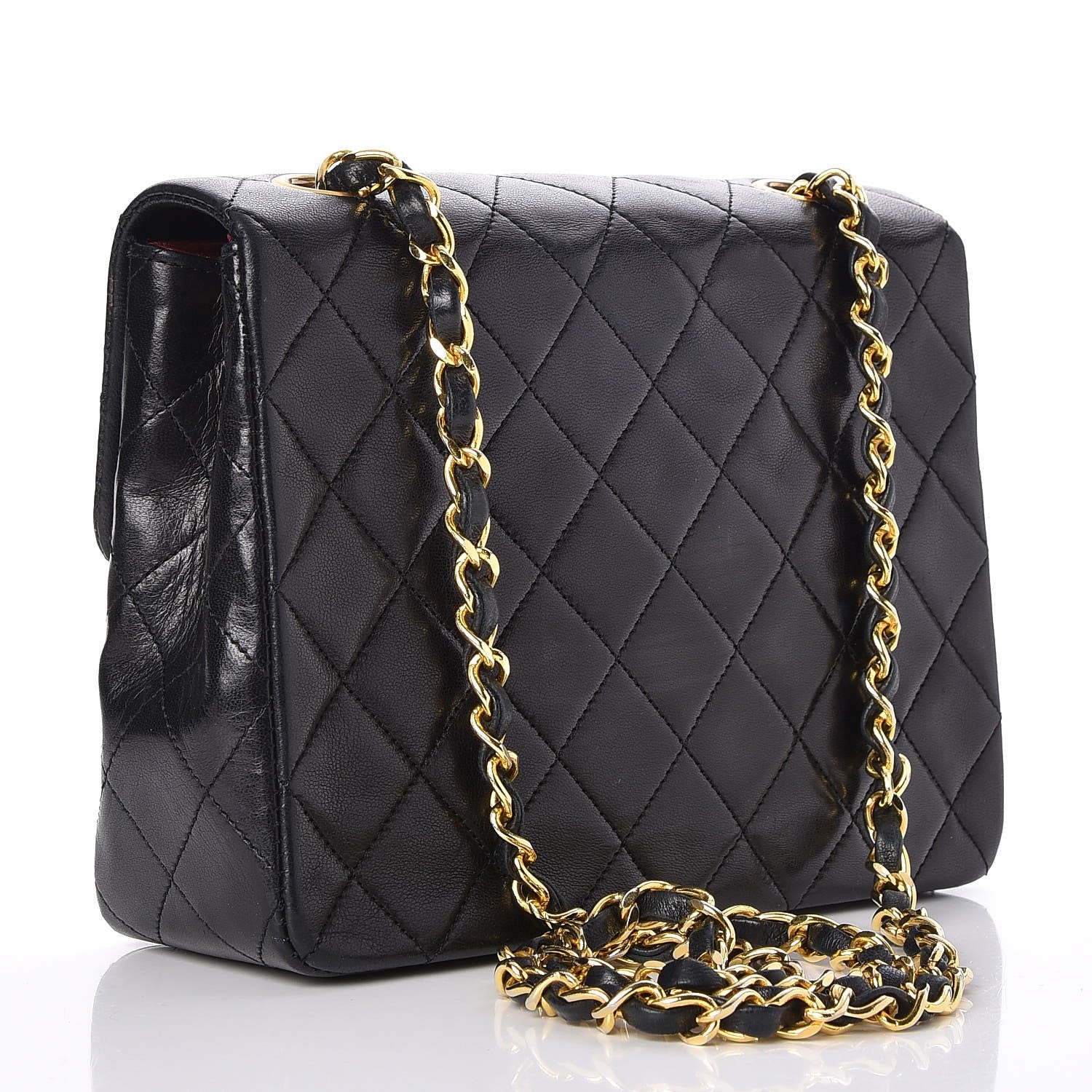 Chanel Lambskin Quilted Small Flap Black 3 of 9