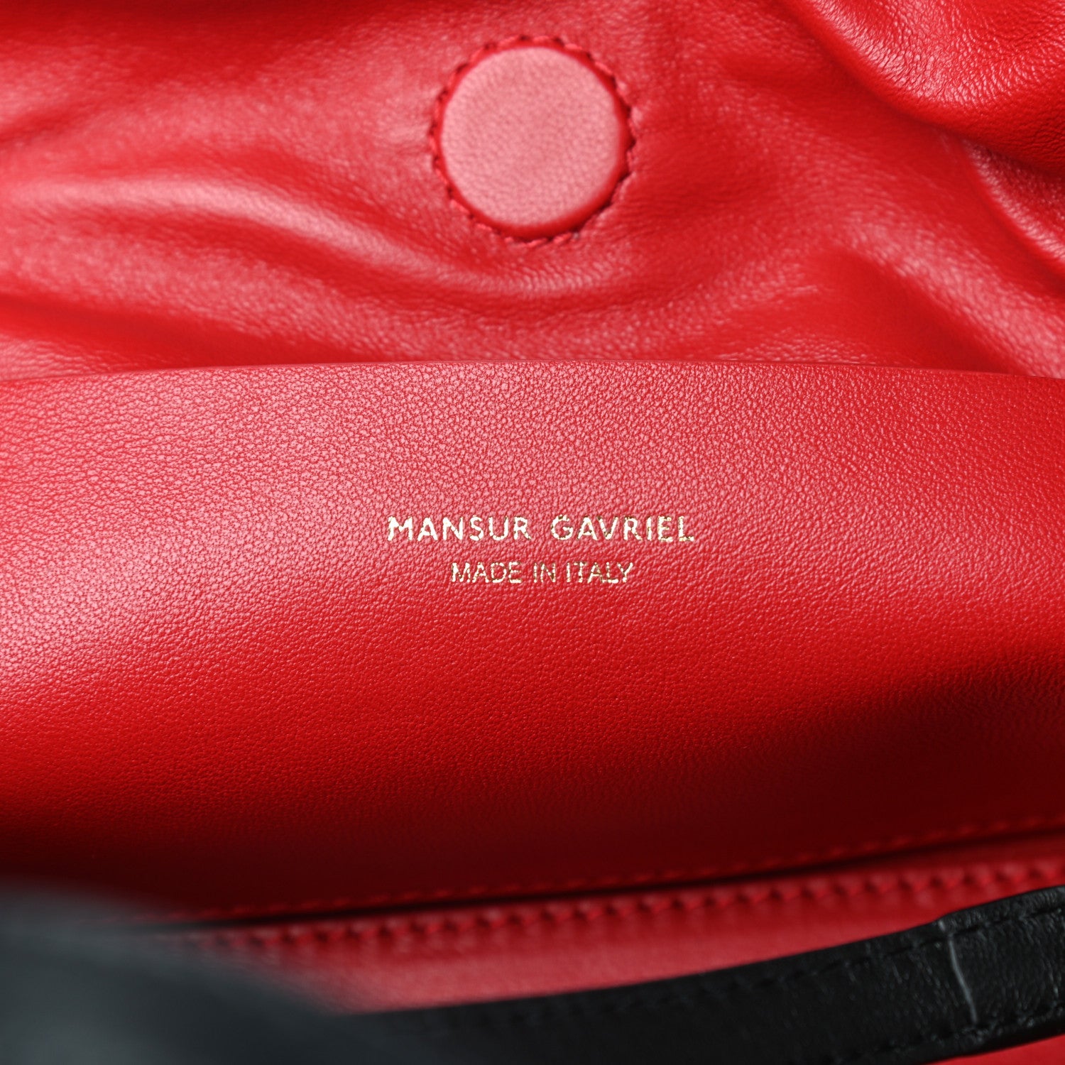 Mansur Gavriel Lambskin Mini Protea Bag Black Flamma 6 of 9