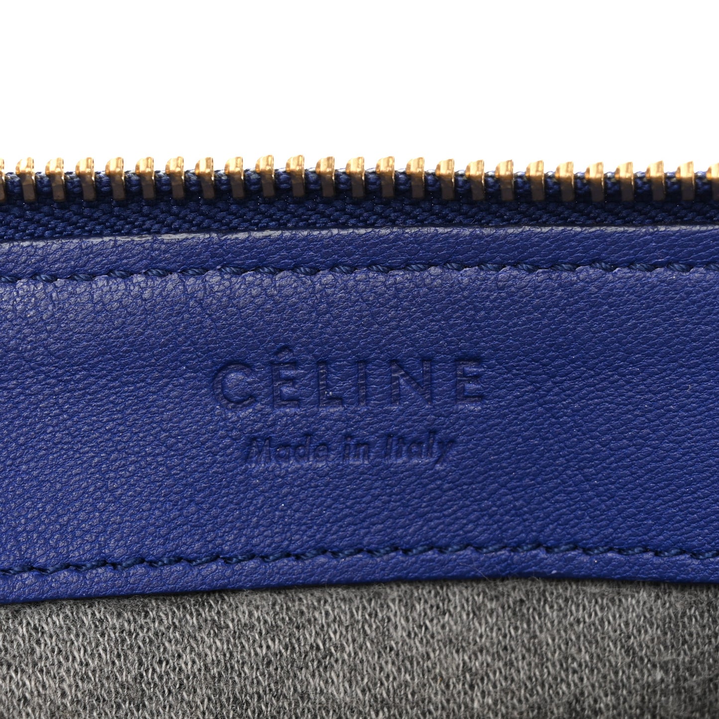 Lambskin Large Trio Crossbody Bag Indigo