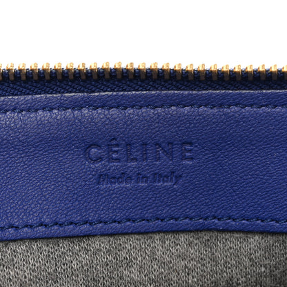 Celine Lambskin Large Trio Crossbody Bag Indigo 8 of 17