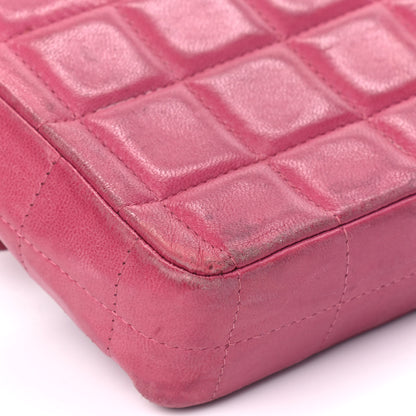 Chanel Lambskin East West Chocolate Bar Flap Pink 8 of 13