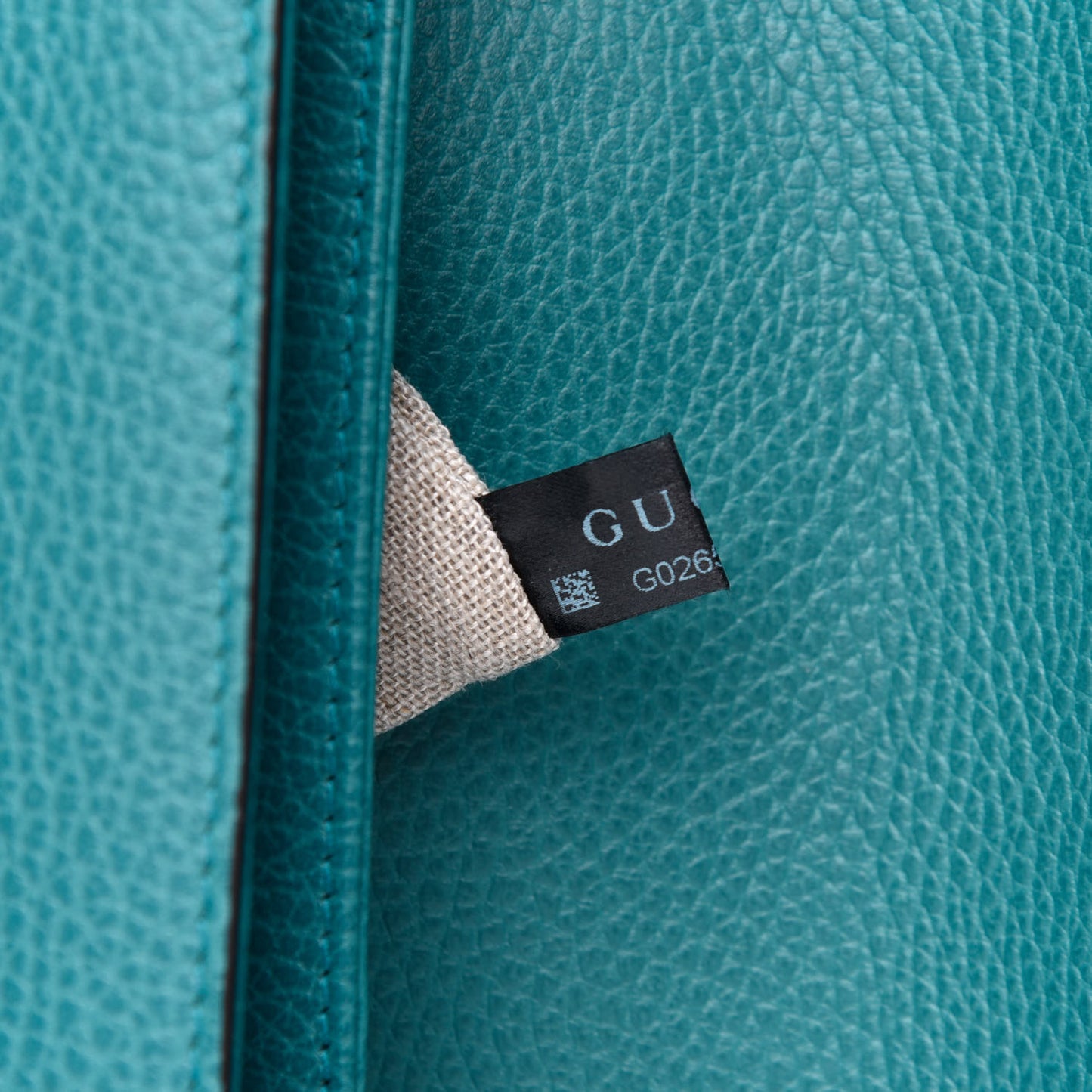 Dollar Calfskin Interlocking G Shoulder Bag Deep Cobalt