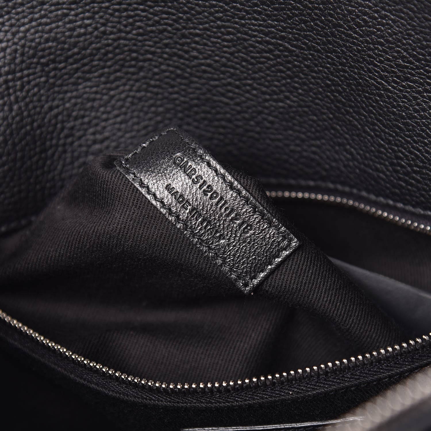 Saint Laurent Grained Calfskin Small Souple Sac De Jour Black 9 of 10