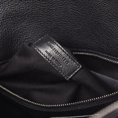 Saint Laurent Grained Calfskin Small Souple Sac De Jour Black 9 of 10