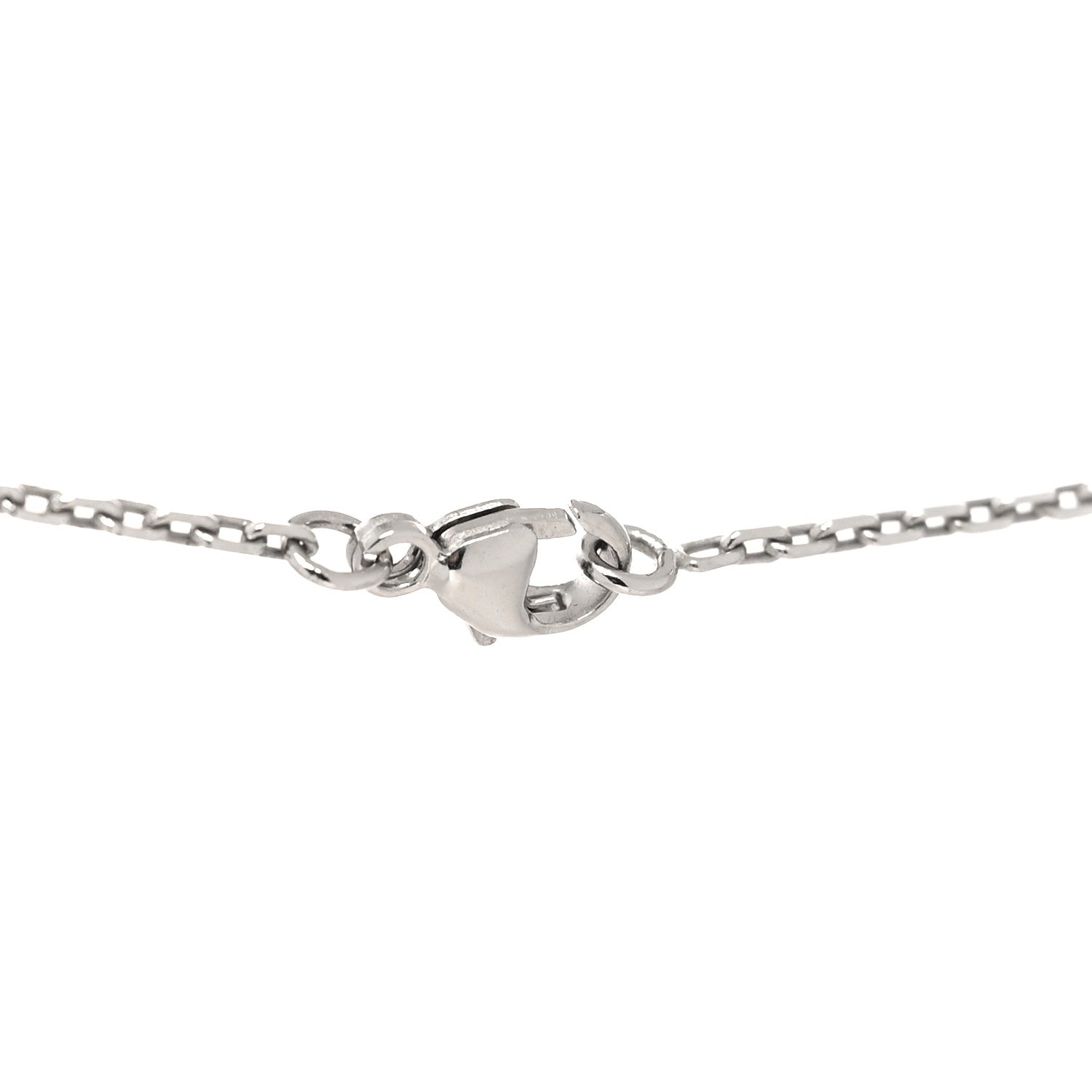 Hermes Palladium Mini Pop H Pendant Necklace Rose Dragee 4 of 5