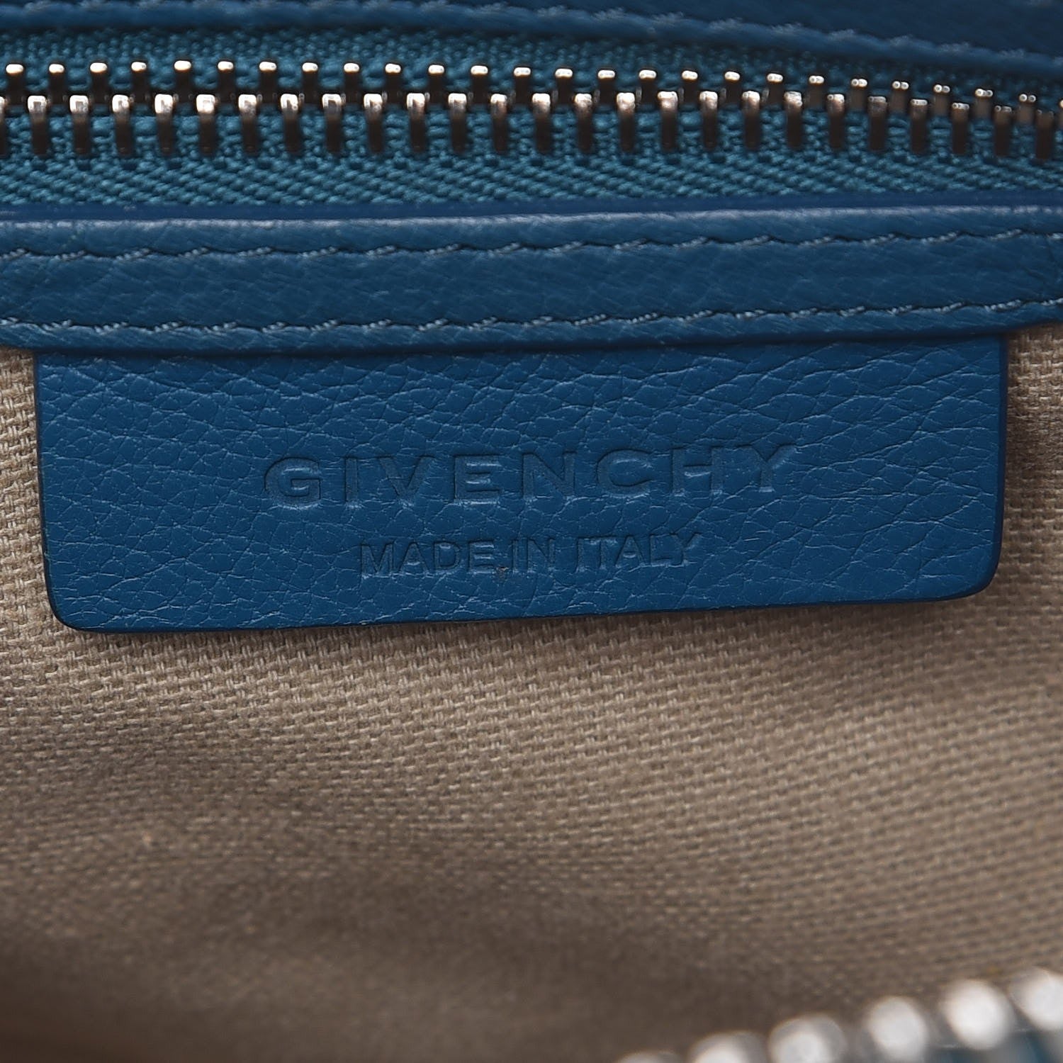 Givenchy Sugar Goatskin Mini Antigona Oil Blue 7 of 8