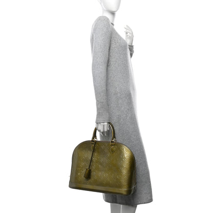 Louis Vuitton Vernis Alma GM Gris Art Deco 2 of 11