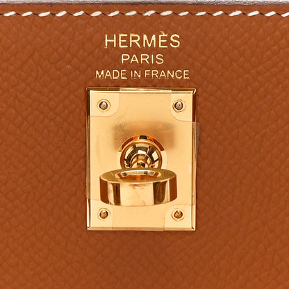 Hermes Epsom Kelly Sellier 25 Gold 7 of 11