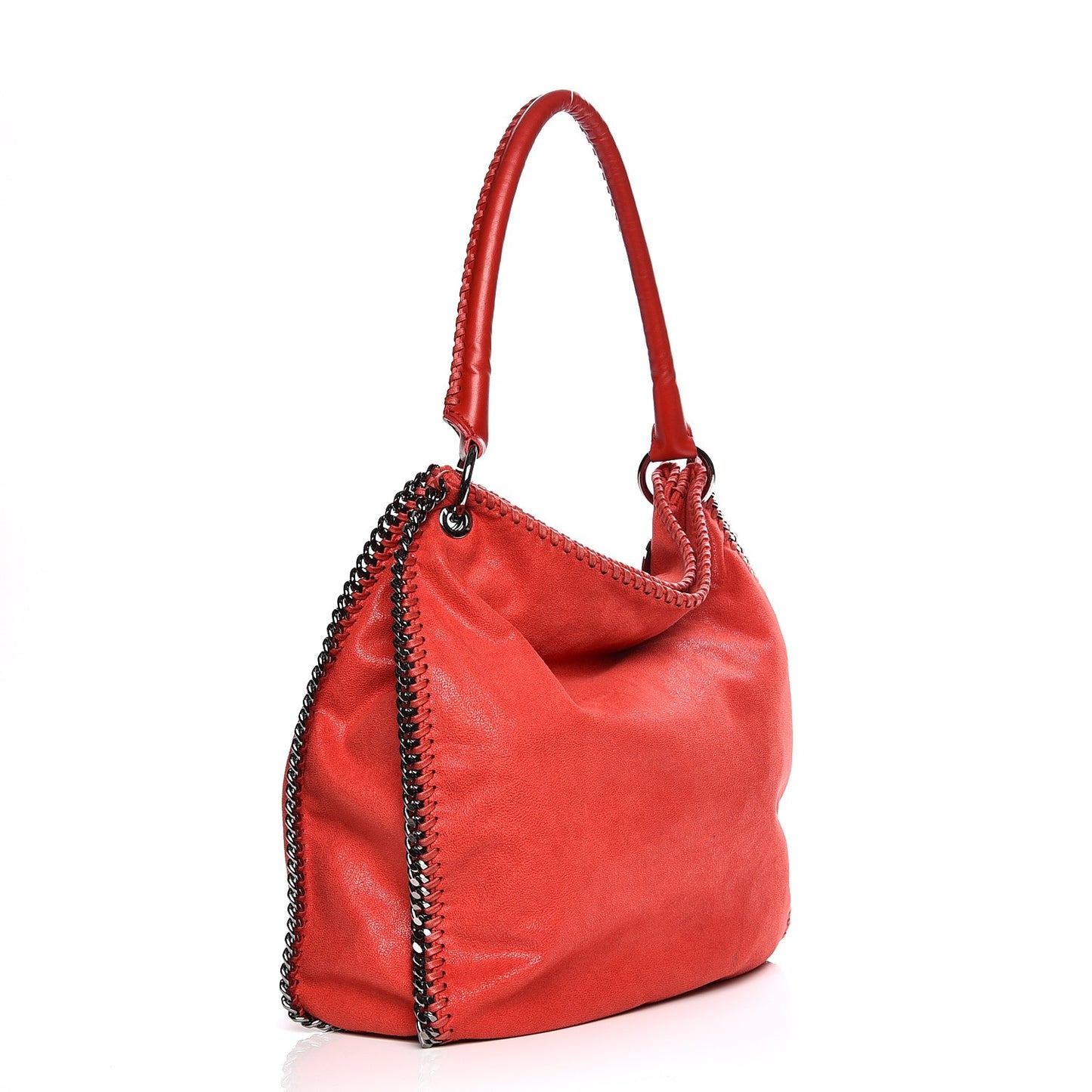 Shaggy Deer Falabella Hobo Red