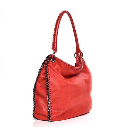 Stella McCartney Shaggy Deer Falabella Hobo Red 3 of 7