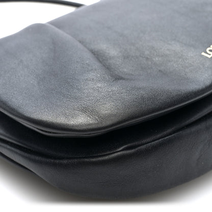 Loewe Shiny Nappa Calfskin Paseo Satchel Black 8 of 9