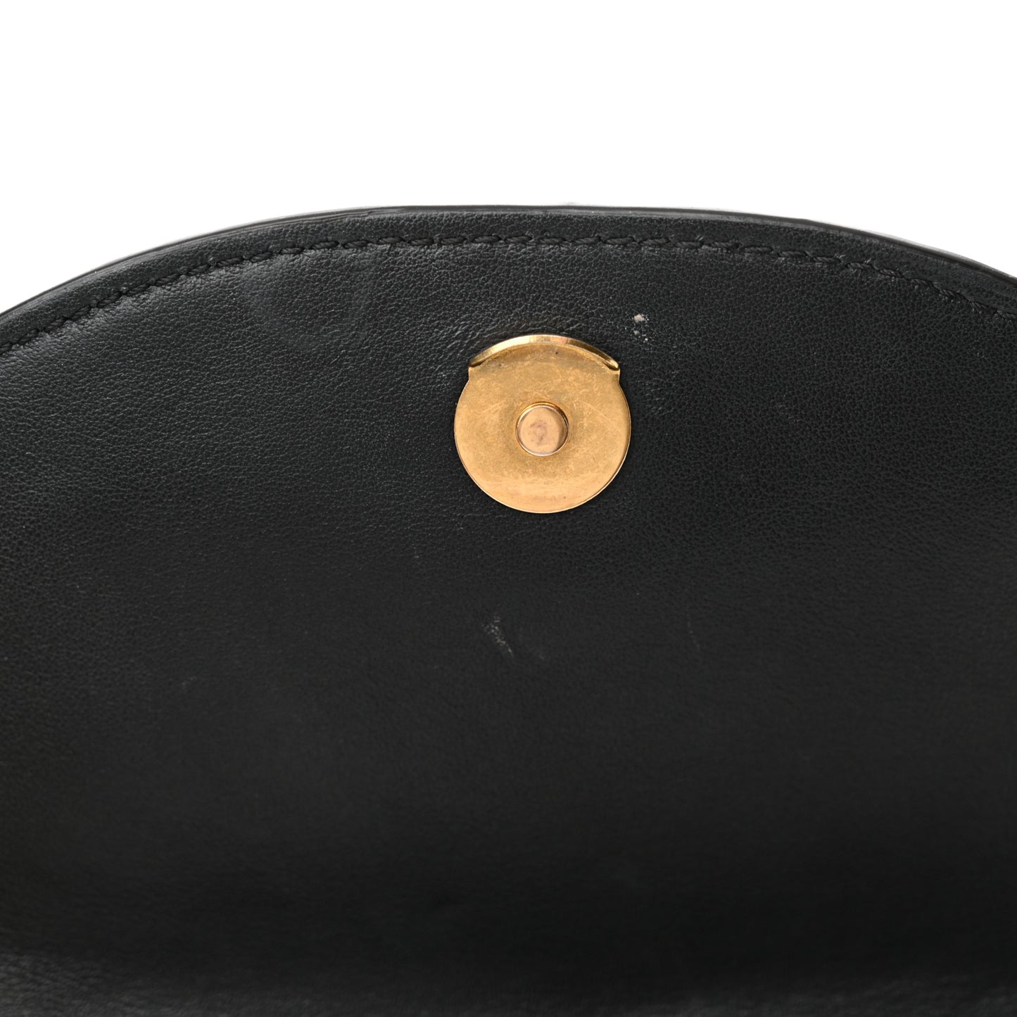 Calfskin Small Nile Bracelet Minaudiere Bag Black