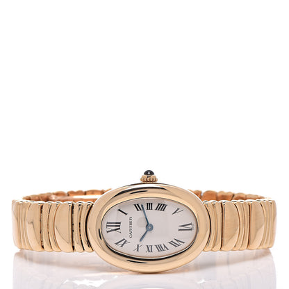 Cartier 18K Yellow Gold 22mm Baignoire Quartz Watch 3 of 6