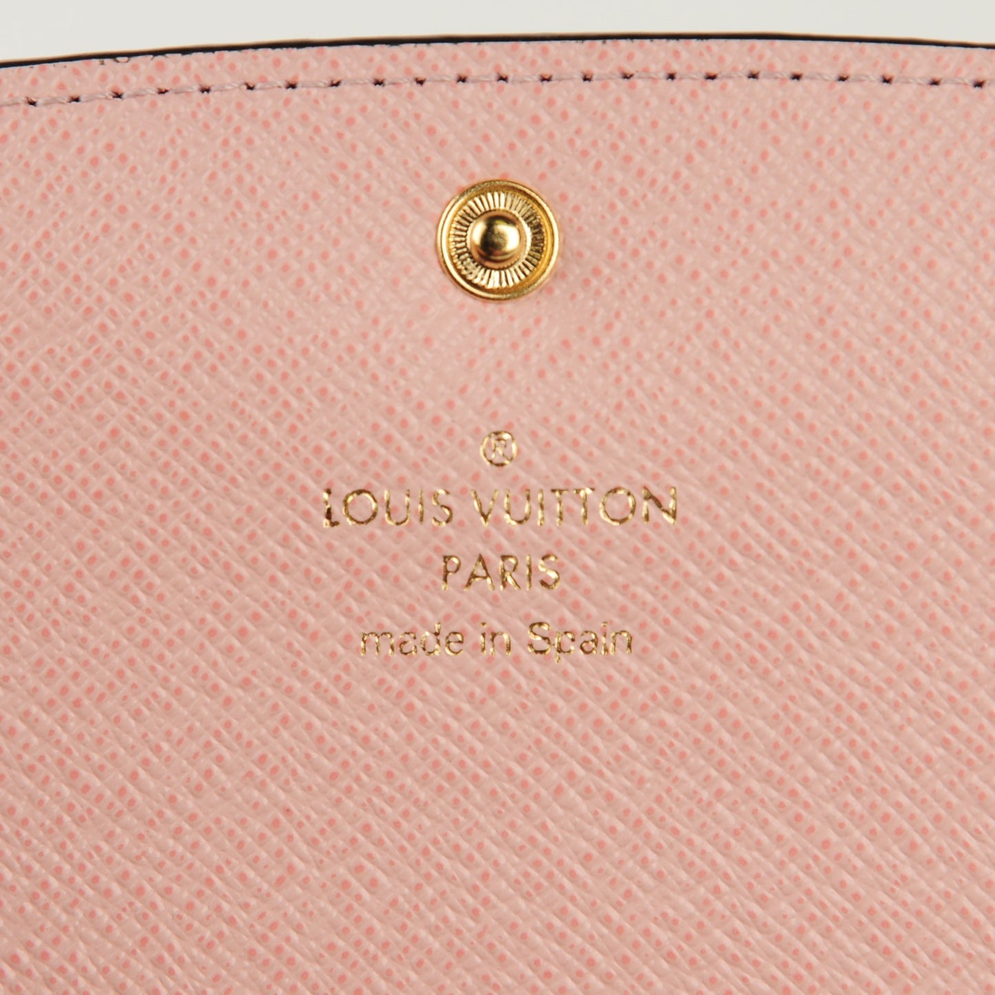 Monogram Emilie Wallet Rose Ballerine