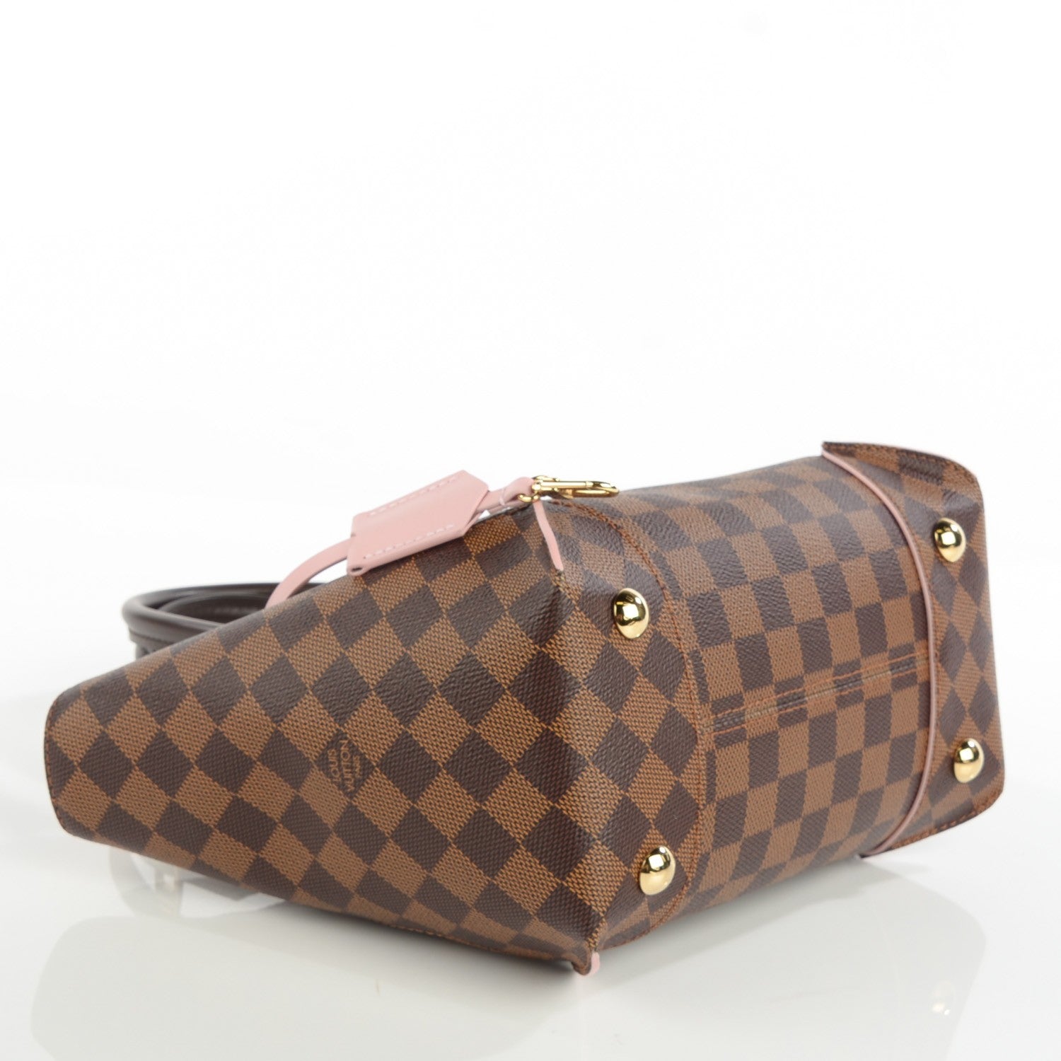Louis Vuitton Damier Ebene Caissa Tote PM Rose Ballerine 5 of 9