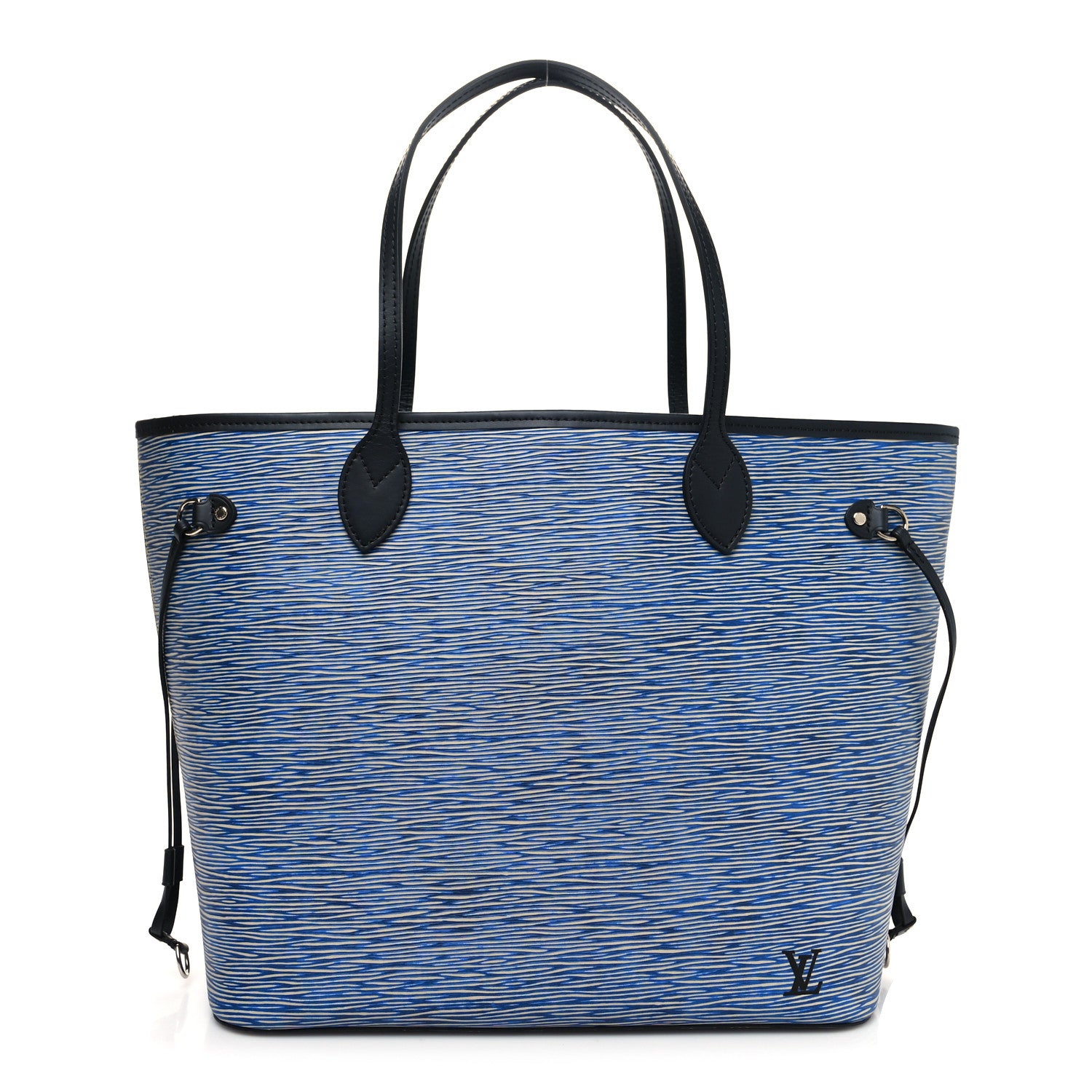 Louis Vuitton Epi Neverfull MM Denim Light 3 of 11