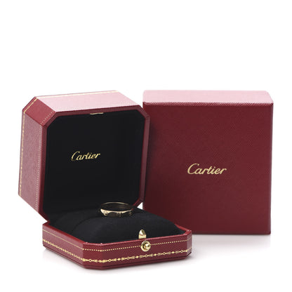 Cartier 18K Yellow Gold 3.5mm LOVE Wedding Band Ring 61 9.5 6 of 6