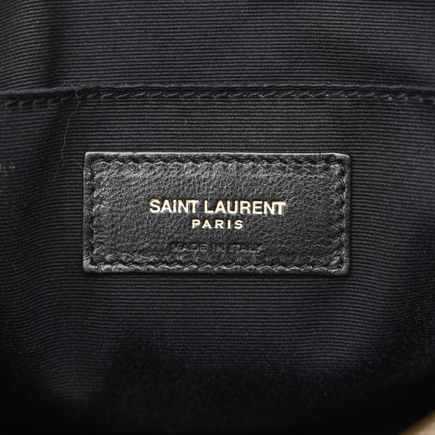 Saint Laurent Calfskin Matelasse Monogram Lou Camera Bag Black 6 of 11