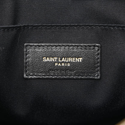 Saint Laurent Calfskin Matelasse Monogram Lou Camera Bag Black 6 of 11