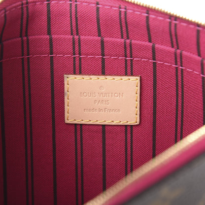 Louis Vuitton Monogram Neverfull MM GM Pochette Pivoine 6 of 8