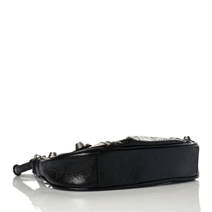 Balenciaga Agneau Arena Le Cagole Mini Purse With Chain Black 5 of 10