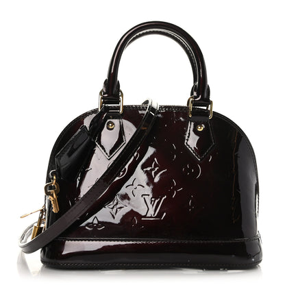 Louis Vuitton Vernis Alma BB Amarante 1 of 10