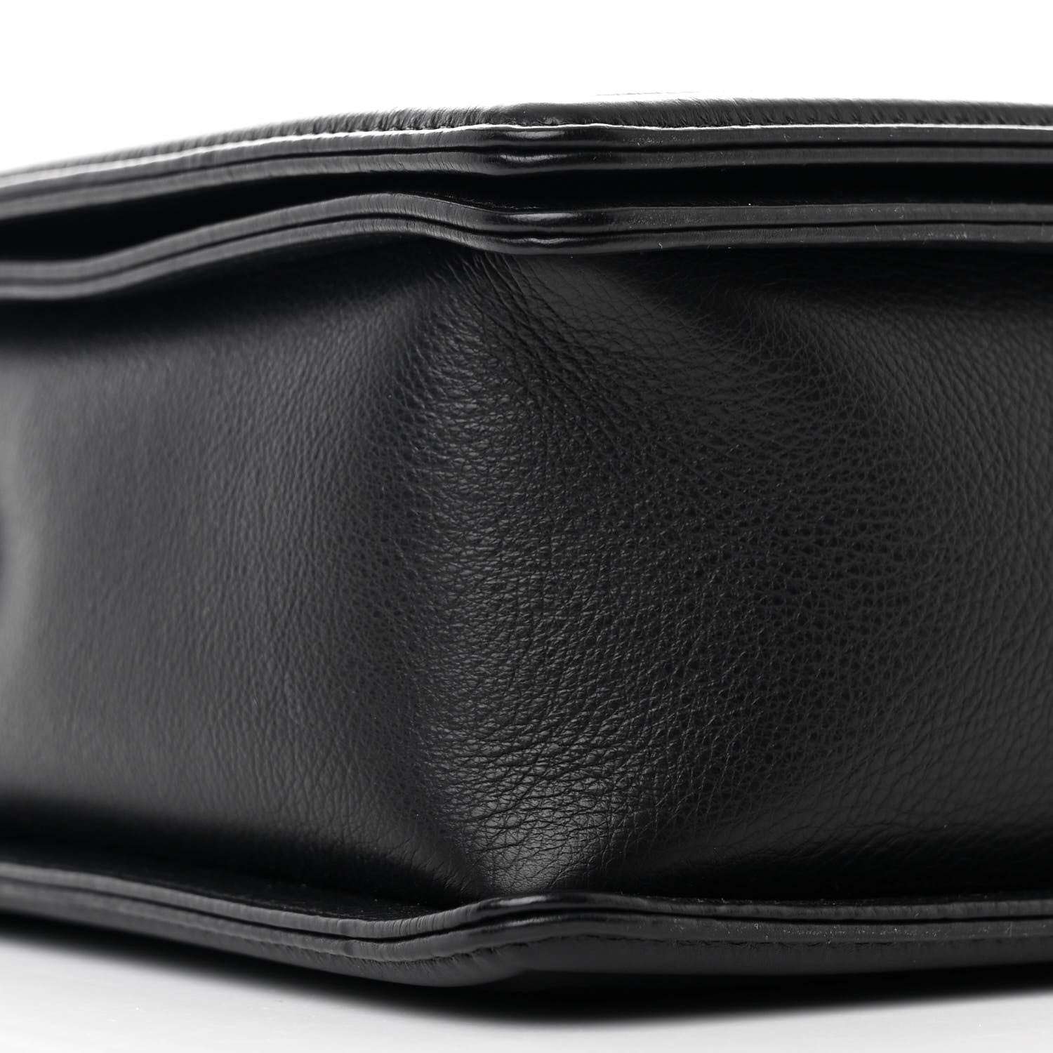 Chanel Calfskin Double Stitch Large Boy Flap Black 9 of 10