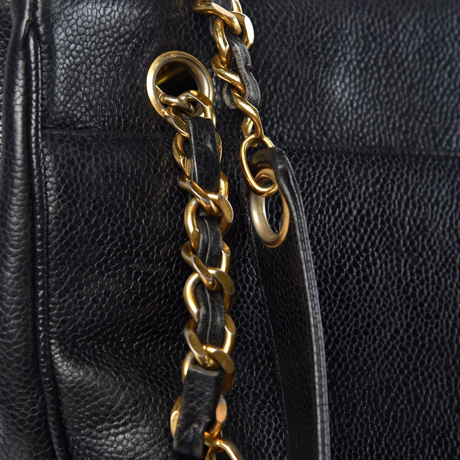 Chanel Caviar CC Shoulder Bag Black 11 of 13