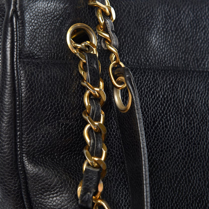 Chanel Caviar CC Shoulder Bag Black 11 of 13