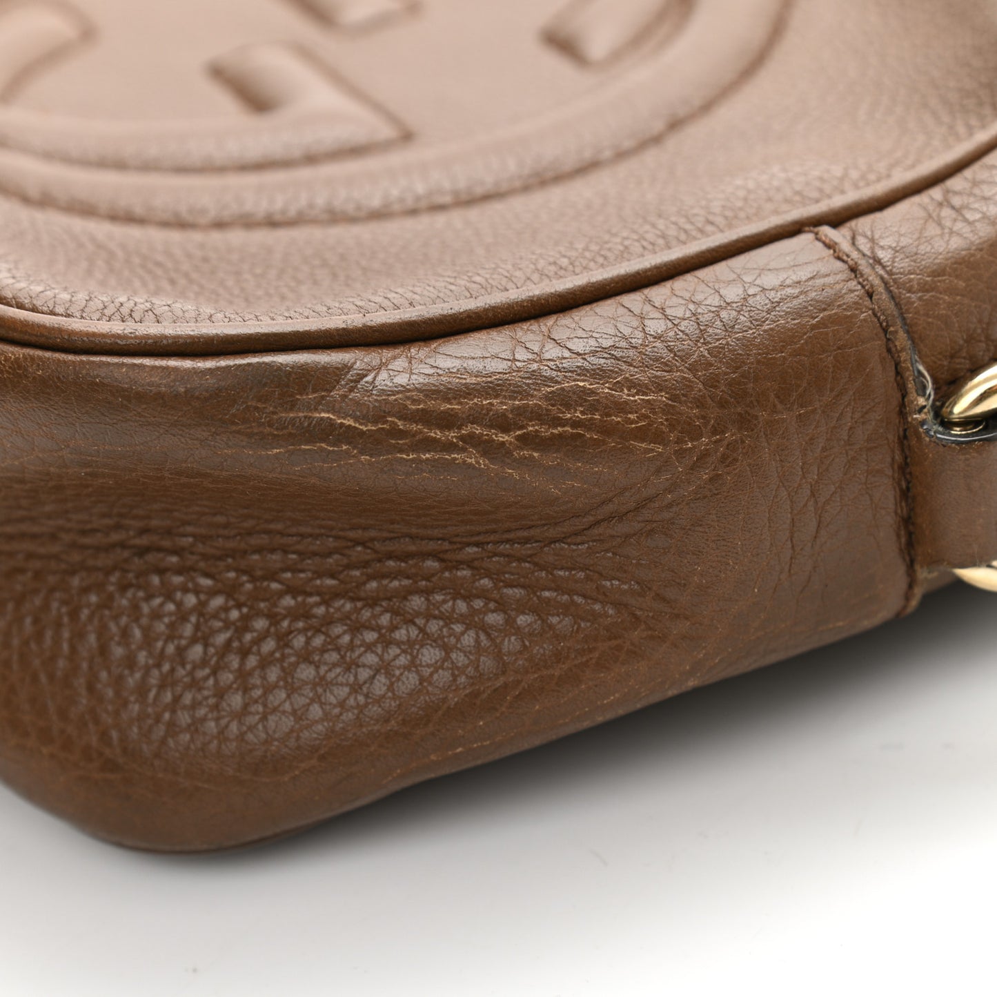 Cellarius Calfskin Small Soho Disco Bag Acero