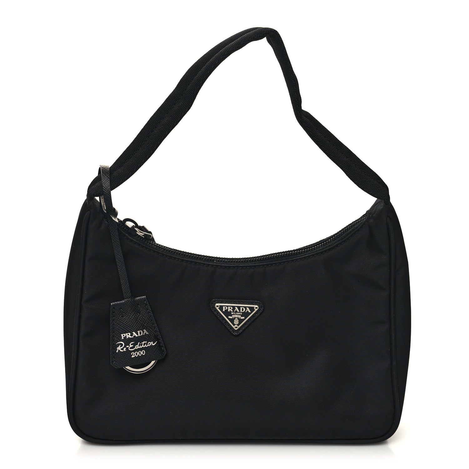 Prada Tessuto Nylon Mini Re-Edition 2000 Bag Black 1 of 9