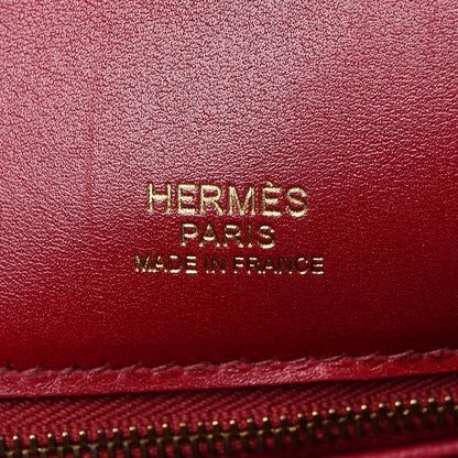 Hermes Tadelakt Ghillies Kelly 32 Rubis 29 of 39