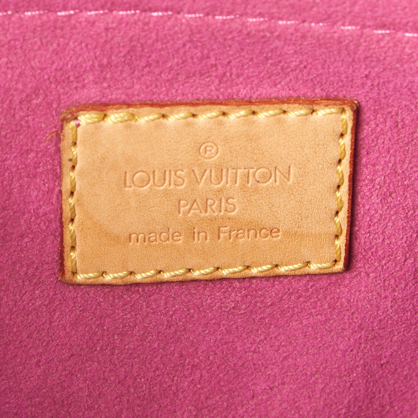 Monogram Denim Neo Speedy Fuchsia