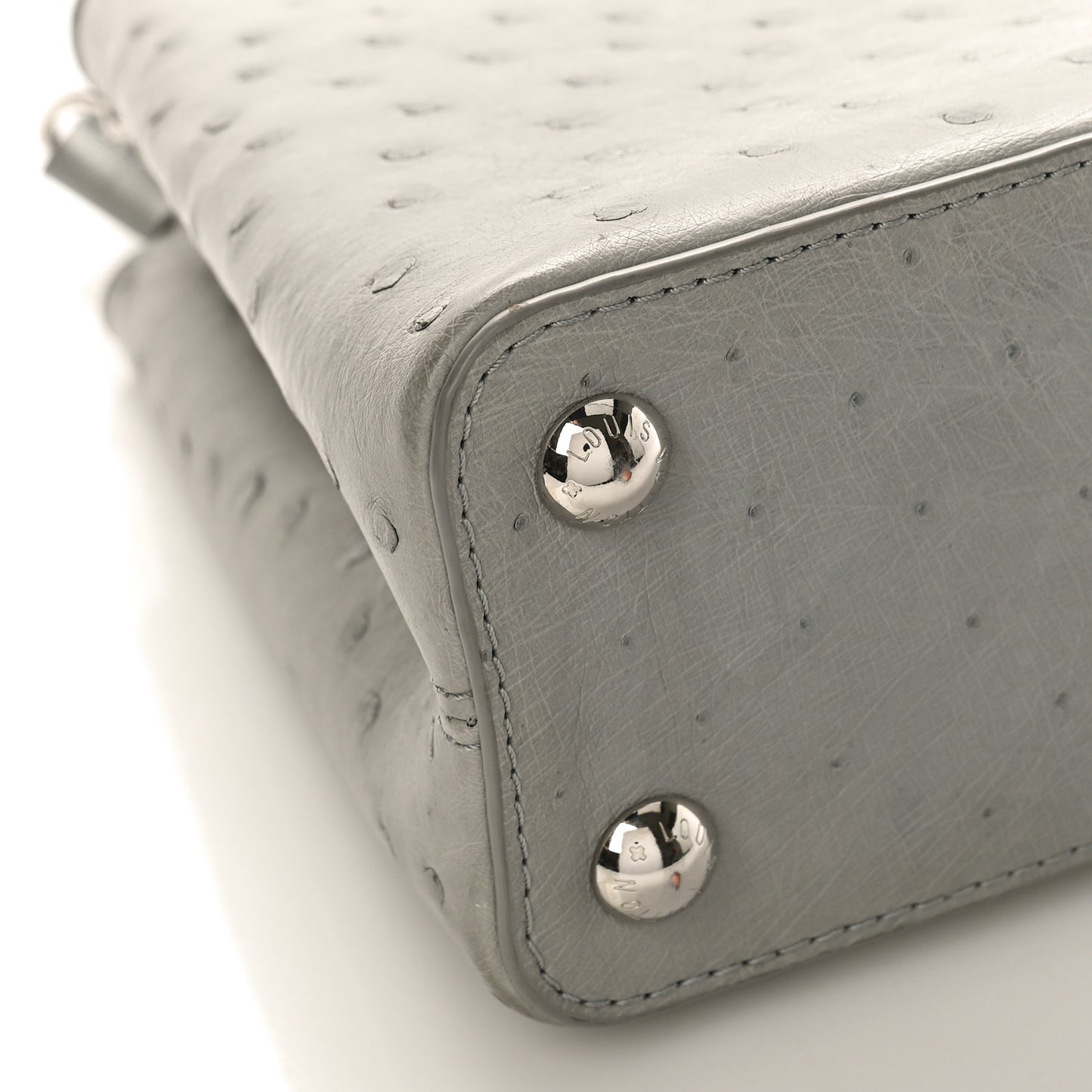Ostrich Capucines BB Gris