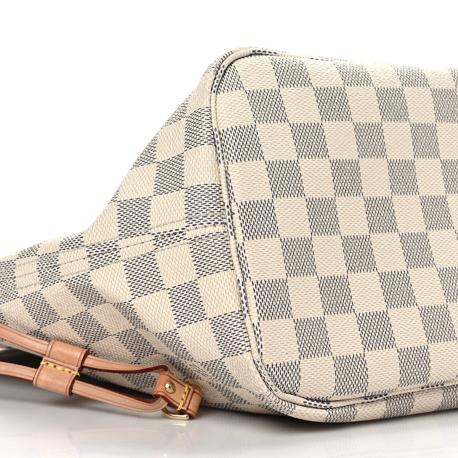 Louis Vuitton Damier Azur Neo Neverfull MM Rose Ballerine 8 of 9