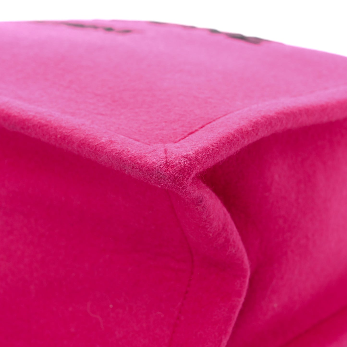 Wool Rive Gauche Tote Fuchsia