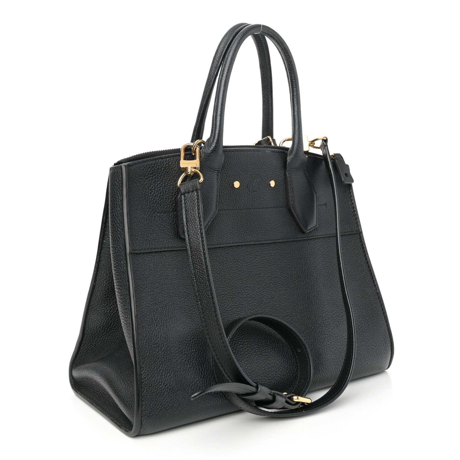 Louis Vuitton Taurillon City Steamer PM Black 3 of 11