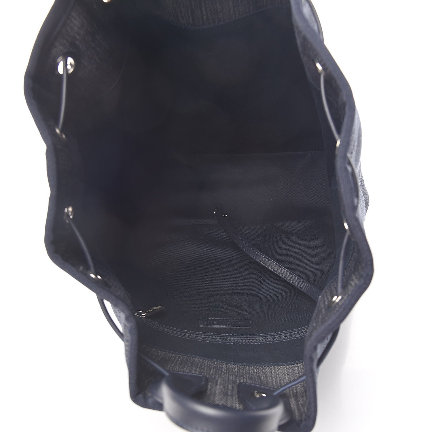 Chanel Canvas Large Deauville Backpack Denim Blue 5 of 14