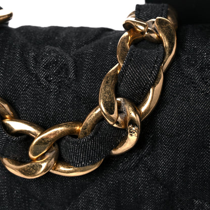 Chanel Denim Quilted Medium Funky Town Flap Black 11 of 12