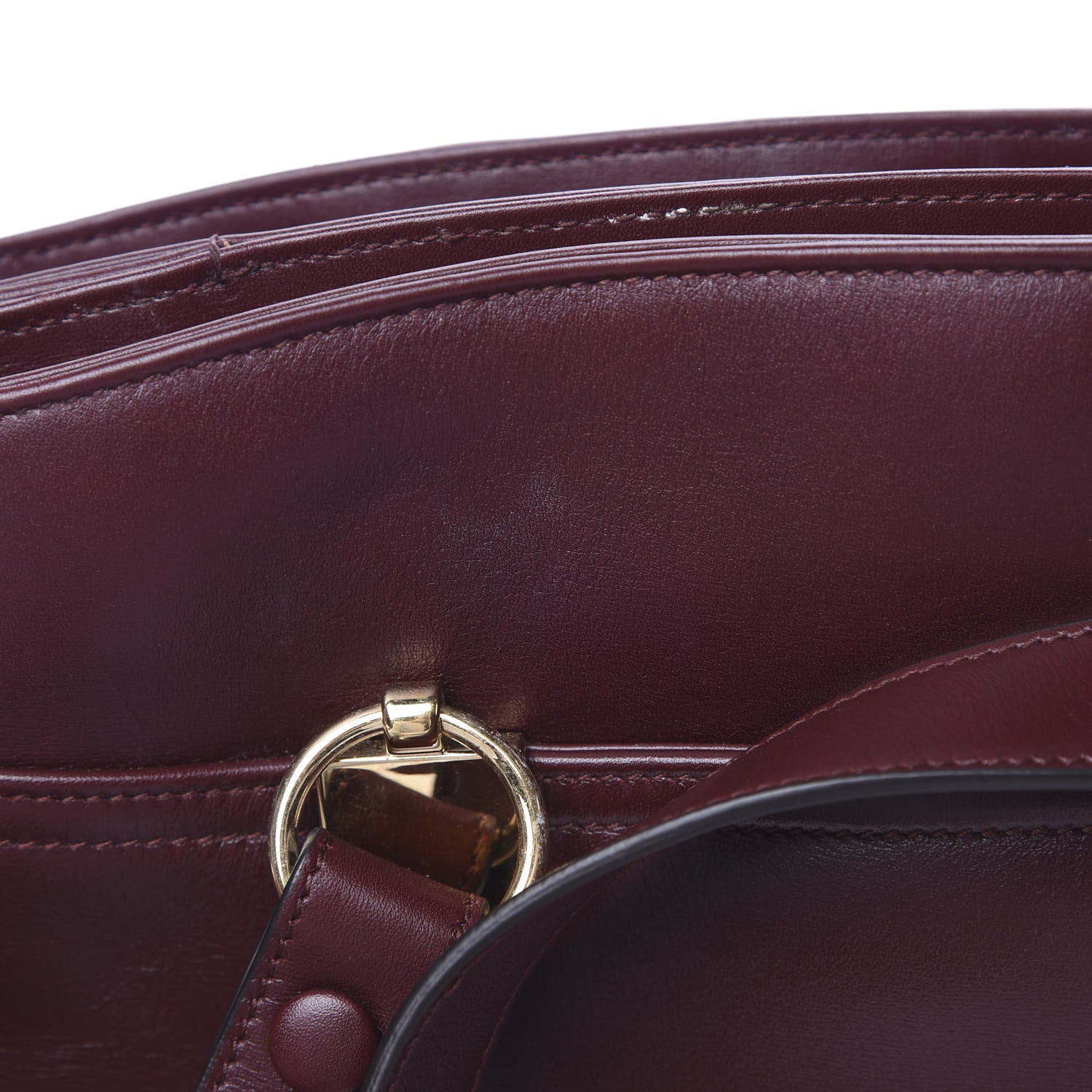 Gucci Vitello Palmellato Lux Large Arli Top Handle Bag Vintage Bordeaux 21 of 26