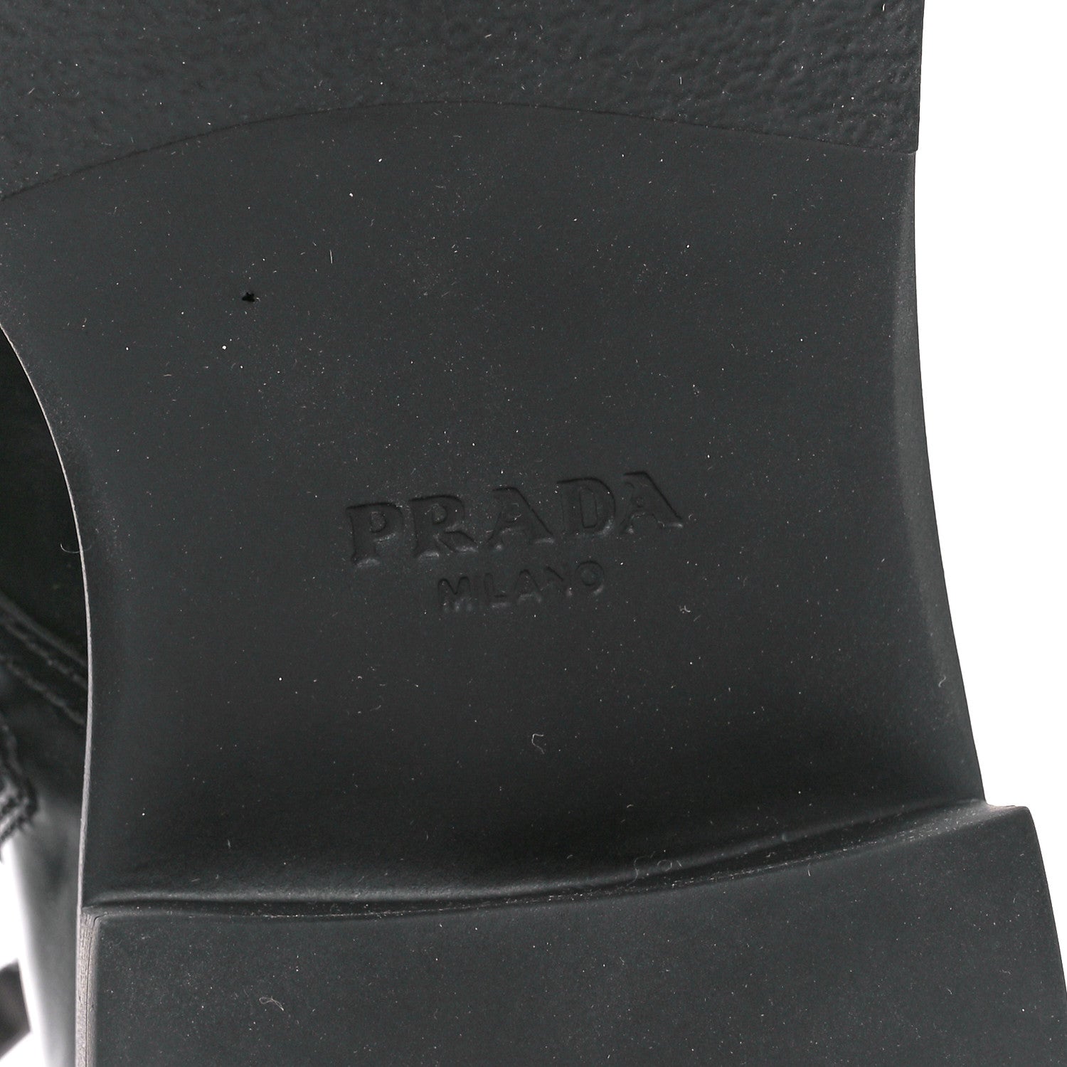 Prada Spazzolato Chocolate 50mm Combat Boots 40 Black 9 of 11