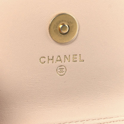 Chanel Lambskin Quilted Pearl Crush Clutch With Chain Light Pink 6 of 12