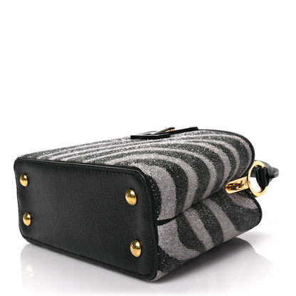 Louis Vuitton Swarovski Calfskin Capucines Mini Zebra 8 of 8